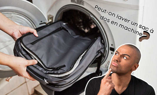 Peut-on laver un sac à dos en machine ?