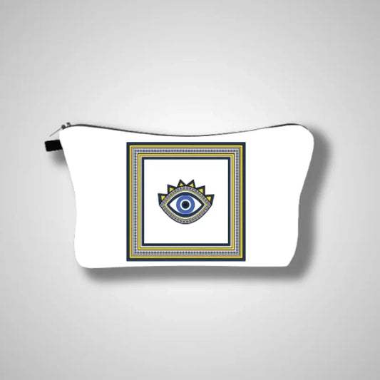 Trousse blanche avec oeil