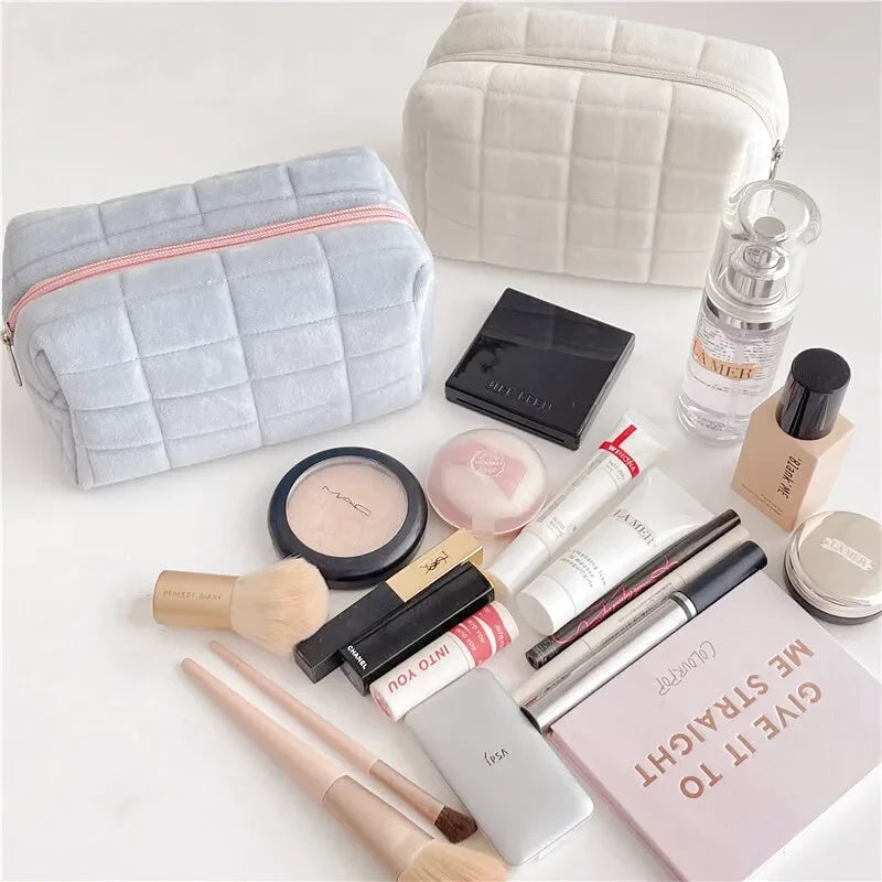 Trousse de maquillage pastel