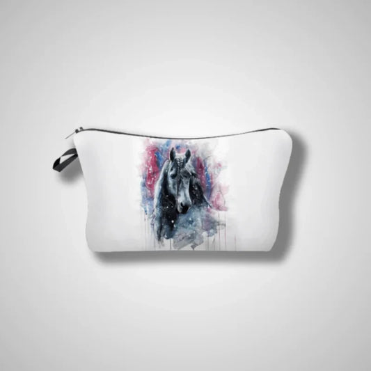 Trousse de toilette avec cheval