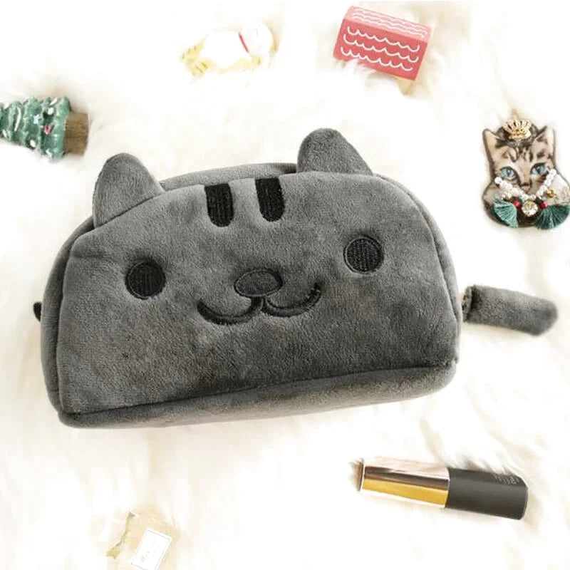 Trousse en forme de chat