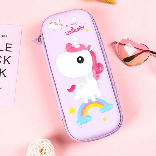 Trousse en relief licorne