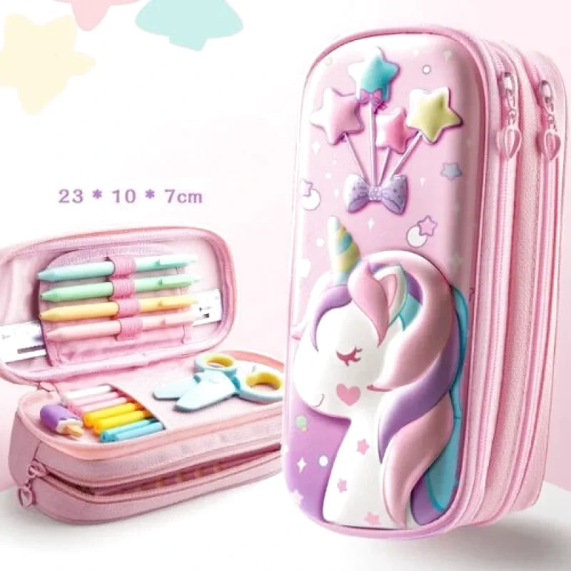 Trousse licorne 2 compartiments