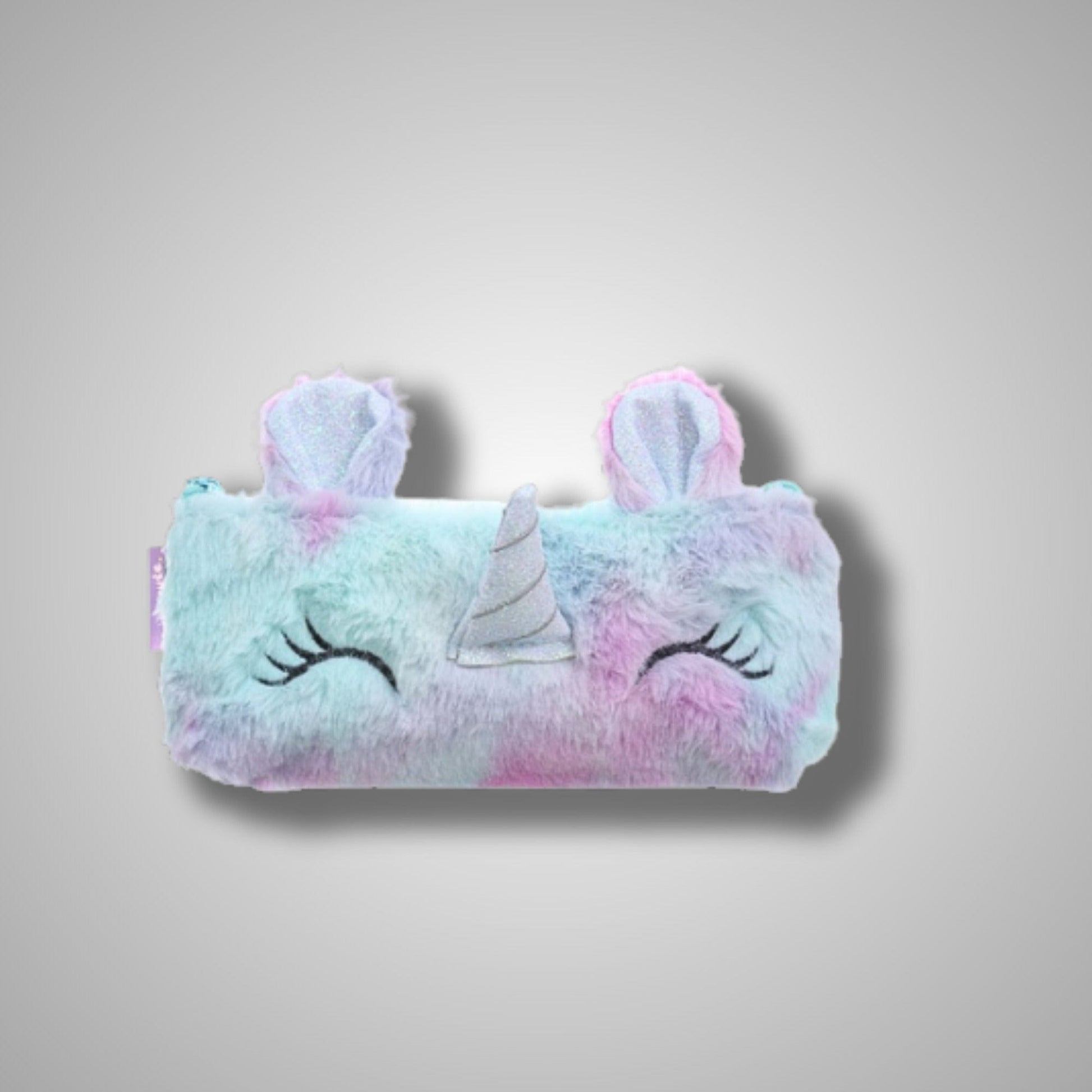 Trousse licorne trop kawaii Bleue