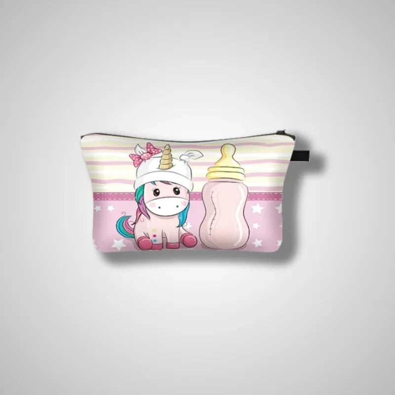 Trousse maquillage licorne