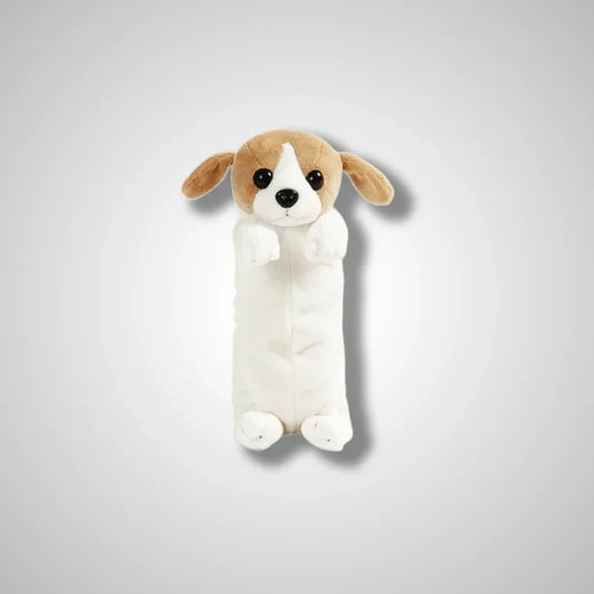 Trousse peluche chien