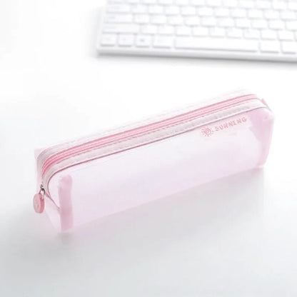 Trousse transparente scolaire